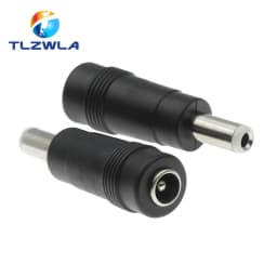 Connector For Dc Power Adapter Connector Plug Conversion Head Jack Female Socket 5.5*2.1mm Turn To Male 5.5*2.5mm
