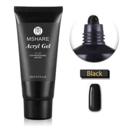 MSHARE Poly Nail Extension Gel TPO Hema Free Milky White Nails 60g Nail Extension Camouflage Quick Building Finger 60ml