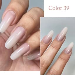 MSHARE Poly Nail Extension Gel TPO Hema Free Milky White Nails 60g Nail Extension Camouflage Quick Building Finger 60ml
