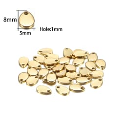 10-50pcs 6-30mm Stainless Steel Charms Round Dog Tag Pendant Stamping Blanks Pendants For Custom Necklaces DIY Jewelry Making