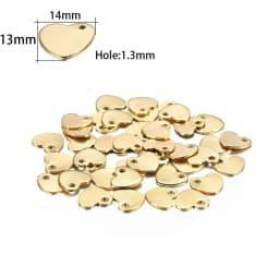10-50pcs 6-30mm Stainless Steel Charms Round Dog Tag Pendant Stamping Blanks Pendants For Custom Necklaces DIY Jewelry Making