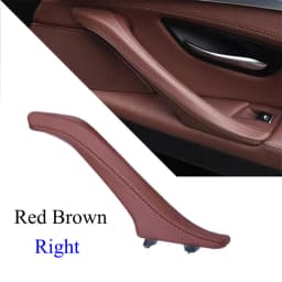 Interior Passenger Door Handle Leather Pull Handle Assembly Replacement For BMW 5 Series F10 F11 F18 520i 523i 525i 528i 535i