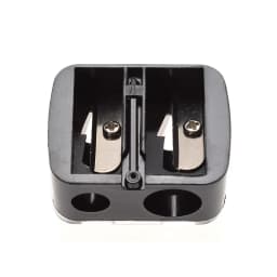 Brand Double Holes Precision Lipstick Cosmetic Pencil Sharpener For Eyebrow Lip Liner Eyeliner Pencil Girls Gift School Supplies