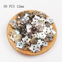 50PCS 20/18/15/12/10mm Natural Shell Sewing Buttons Color Japan Mother of Pearl MOP Round Shell 2 Hole Button Sewing Accessories