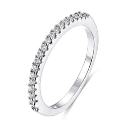 LXOEN Silver Color Square CZ Rings Paved Austrian Zircon Fashion Women Ring for Party Engagement Ring Jewelry Gift