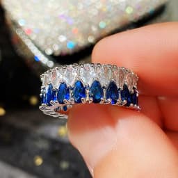 LXOEN Silver Color Square CZ Rings Paved Austrian Zircon Fashion Women Ring for Party Engagement Ring Jewelry Gift