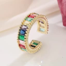 LXOEN Silver Color Square CZ Rings Paved Austrian Zircon Fashion Women Ring for Party Engagement Ring Jewelry Gift