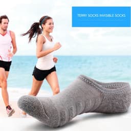 5 Pairs/Lot Men Towel Bottom Boat Socks Sport Sweat Breathes Silicone Anti-Slip Lnvisible Socks Spring Summer New Fashion