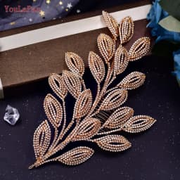 YouLaPan Rhinestone Bridal Headpiece Wedding Headwear Hair Accessories Woman Headband Jewelry Bride Headdresses for Party HP438