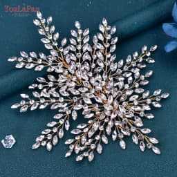 YouLaPan Rhinestone Bridal Headpiece Wedding Headwear Hair Accessories Woman Headband Jewelry Bride Headdresses for Party HP438
