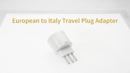European Euro Eu Plug To Italy Standard Power Plug Adapter Socket 10A/16A Travel Converter AC 110~250V