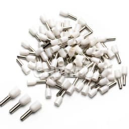 100pcs E2508 Insulated Ferrules Terminal Block Cord End Wire Connector Electrical Crimp Terminator Wire For 2.5mm2, 14 AWG