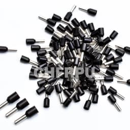 100pcs E2508 Insulated Ferrules Terminal Block Cord End Wire Connector Electrical Crimp Terminator Wire For 2.5mm2, 14 AWG