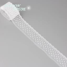 (5 Yards/Roll) White Lace Ribbon Fabric Webbing Decoration Lovely Gift Packing Polyester Material