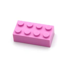 40pcs DIY Building Blocks Thick Figures Bricks 2x4 Dots Educational Creative Size Compatible With 3001 Plastic Toys for Children