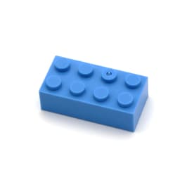 40pcs DIY Building Blocks Thick Figures Bricks 2x4 Dots Educational Creative Size Compatible With 3001 Plastic Toys for Children