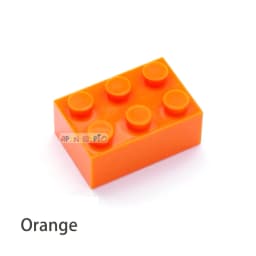 40pcs DIY Building Blocks Thick Figures Bricks 2x3 Dots Educational Creative Size Compatible With 3002 Plastic Toys for Children