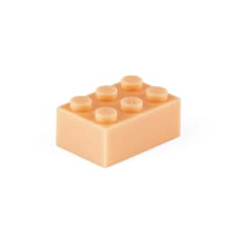 40pcs DIY Building Blocks Thick Figures Bricks 2x3 Dots Educational Creative Size Compatible With 3002 Plastic Toys for Children