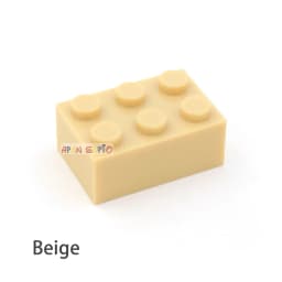 40pcs DIY Building Blocks Thick Figures Bricks 2x3 Dots Educational Creative Size Compatible With 3002 Plastic Toys for Children