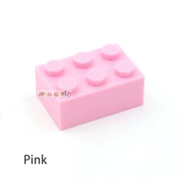 40pcs DIY Building Blocks Thick Figures Bricks 2x3 Dots Educational Creative Size Compatible With 3002 Plastic Toys for Children