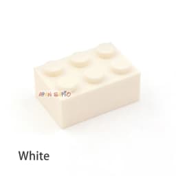 40pcs DIY Building Blocks Thick Figures Bricks 2x3 Dots Educational Creative Size Compatible With 3002 Plastic Toys for Children