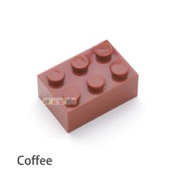 40pcs DIY Building Blocks Thick Figures Bricks 2x3 Dots Educational Creative Size Compatible With 3002 Plastic Toys for Children