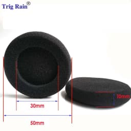Thickened Foam Ear Pads For Headphones Sponge Replacement Cushions Covers Earphones Case 35mm 40mm 50mm 55mm 60mm 70mm 80mm