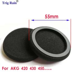 Thickened Foam Ear Pads For Headphones Sponge Replacement Cushions Covers Earphones Case 35mm 40mm 50mm 55mm 60mm 70mm 80mm