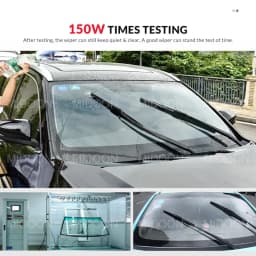 MIDOON Windscreen Wiper Blades For Honda CRV CR-V 2007-2011 3rd Generation Windshield Front Rear Set 2008 2009 2010 26"17"14"