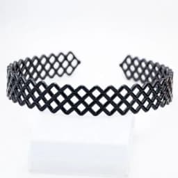 1pc Fashion Wave Mens Women Unisex Plastic Resin Black Wavy Hair Head Hoop Band Sport Headband Hair Accessories Headdress