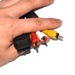 3RCA Audio TV Video Cord AV Cable for N64 for GameCube for NGC for SNES