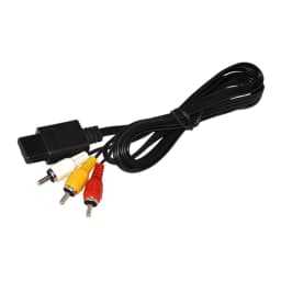3RCA Audio TV Video Cord AV Cable for N64 for GameCube for NGC for SNES