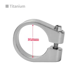Aluminum Alloy Bicycle Seatpost Clamp 28.6/31.8/34.9mm Seat Tube Clamp MTB Bike Seat Tube Clip Bike Parts Bike Saddle Seat Clamp