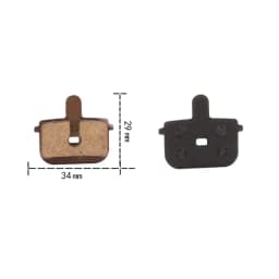 1 Pair/2pcs MTB Bike Hydraulic Brake Pads for Shimano XT M445 355 395 Magura Bicycle Parts Cycling Organic Resin Disc Brake Pads