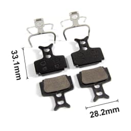 1 Pair/2pcs MTB Bike Hydraulic Brake Pads for Shimano XT M445 355 395 Magura Bicycle Parts Cycling Organic Resin Disc Brake Pads