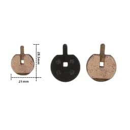 1 Pair/2pcs MTB Bike Hydraulic Brake Pads for Shimano XT M445 355 395 Magura Bicycle Parts Cycling Organic Resin Disc Brake Pads