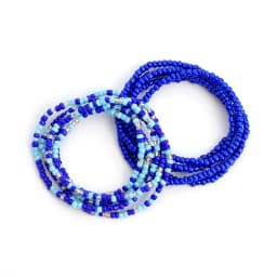 2 Pcs Sexy Summer Waist Bead Chains African Belly Beads Colorful Beach Bikini Body Belly Chain Elastic Jewelry for Women Girls