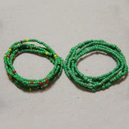 2 Pcs Sexy Summer Waist Bead Chains African Belly Beads Colorful Beach Bikini Body Belly Chain Elastic Jewelry for Women Girls