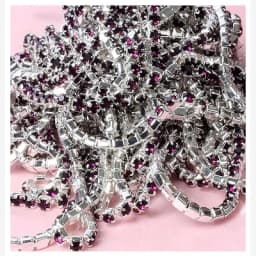 1yard/Piece 30Colors SS6-SS16 Glass Crystal Rhinestone Chain Silver Bottom Sew on Cup Chains For Diy Garment Bags Decorations