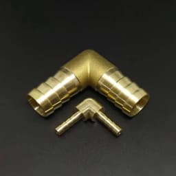 3 4 5 6 8 10 12 14 16 19 25mm Hose Barb Equal Reudcing Elbow Connector Hosetail 90 Deg Adapters Transfer Brass Pipe Fitting Fuel