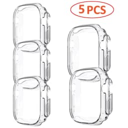 Watch Case for Apple Watch Ultra 4/3/2 49MM Series 8 7 SE 6 5 45MM 41MM 44MM 40MM Transparent Cover Apple Watch Screen Protector