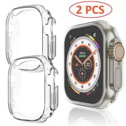 Watch Case for Apple Watch Ultra 4/3/2 49MM Series 8 7 SE 6 5 45MM 41MM 44MM 40MM Transparent Cover Apple Watch Screen Protector