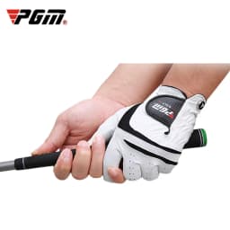 Men Golf Gloves White Breathable Kid-lambskin Genuine Leather Sport Hand Glove Wear Single Left Right Handed Batting ST022