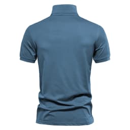 AIOPESON 100% Cotton Embroidery Men's Polo Shirts Solid Color Short Sleeve Polo Shirts for Men New Summer Brand Social Polos Men