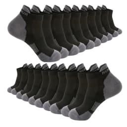5/10 Pairs Men's Breathable Ankle Socks Mesh Casual Athletic Sports Short Socks Thin Cut for Summer Size 38-45