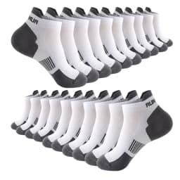 5/10 Pairs Men's Breathable Ankle Socks Mesh Casual Athletic Sports Short Socks Thin Cut for Summer Size 38-45