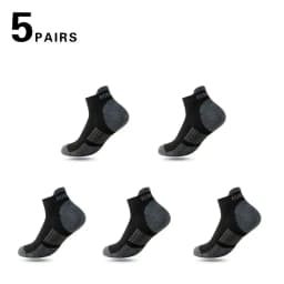 5/10 Pairs Men's Breathable Ankle Socks Mesh Casual Athletic Sports Short Socks Thin Cut for Summer Size 38-45
