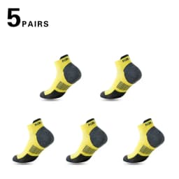 5/10 Pairs Men's Breathable Ankle Socks Mesh Casual Athletic Sports Short Socks Thin Cut for Summer Size 38-45
