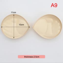 1 Pair Women Intimates Accessories Sponge Swimsuit Breast Push Up Bra Padding Chest Enhancers Bra Foam Insert Chest Cup
