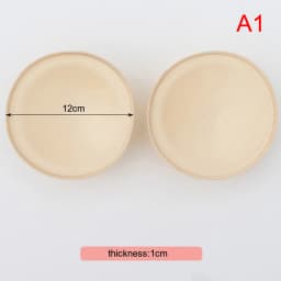 1 Pair Women Intimates Accessories Sponge Swimsuit Breast Push Up Bra Padding Chest Enhancers Bra Foam Insert Chest Cup